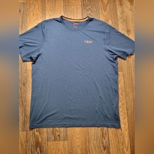 Rab Mens XL Short Sleeve T Shirt Dark Teal